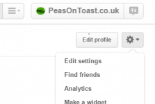 PeasOnToast.co.uk | edit settings on Pinterest