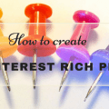 Tutorial (Website Diary #3) – how to use Rich Pins to make Pinterest images useful and appealing to your followers. Learn how to set up Rich Pins with a free Pinterest business account and validate your website.