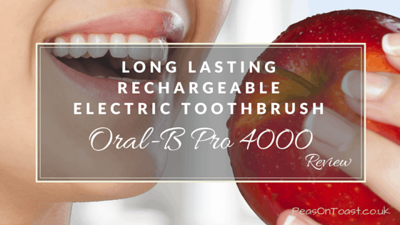 Oral-B pro 4000 electric toothbrush review - I had no idea that using an electric toothbrush would make such a difference! After using the Oral-B Pro 4000 electric toothbrush for a couple of months, the dentist noticed that my teeth were a lot cleaner and my gums much healthier.