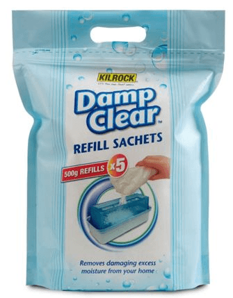 1kg Pack of 2 x Kilrock Damp Clear Moisture Trap Absorber Crystals Refill 500g
