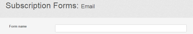select form name with SendinBlue for email marketing