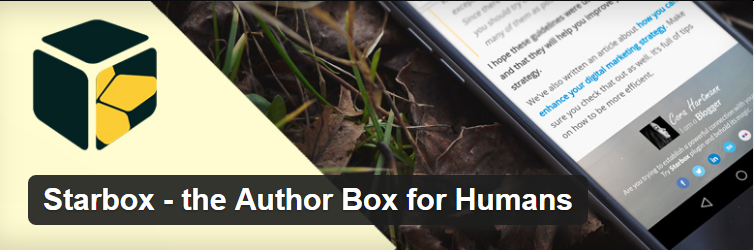 Use the StarBox author bio plugin