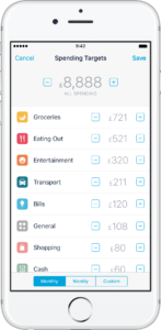 Monzo Bank review - 100% smartphone banking exceeds expectations - spending targets